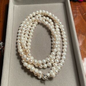 🔥 Fresh Water Pearl Necklace NWOT